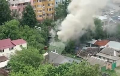 В Рязани произошёл пожар на 2-й Безбожной улице
